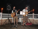 Playing on the deck