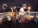 Playing on the deck