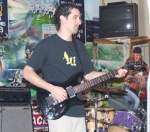 Is that Brian wearing a PJ shirt? That's a first.